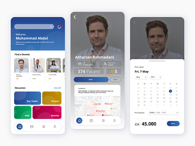 Dentist App UI Design