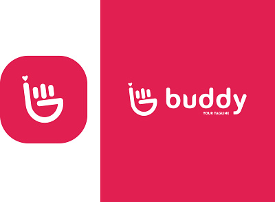 buddy Logo Apps apps design brand design brand identity branding brandmark design flat flatdesign icon illustration logo logo design logodesign logomark logomarks logos startup startup logo vector