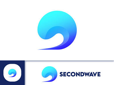 SCND WAVE Logo apps design brand design brand identity branding branding design brandmark design logo logo design logodesign logomark logomarks logos mobile mobile app mobile app design startup startup logo