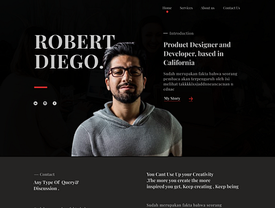 Portfolio site Redesign