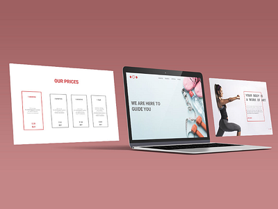 Gym website design gym responsive website shimah design sport training ui ui daily ui design website