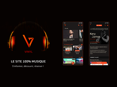 Vinyl - Music Web app adobexd app app design application design graphicdesign illustrator interface interfacedesign interfaces logo music music app ui