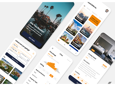 Villa Booking App app booking challenge design designwich designwich school hotel hotel booking ui ui design ux uxdesign xd