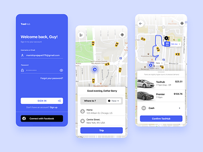 car booking app app login car booking car booking app figma design login screen mobile design mobile ui design sign in taxi app taxi booking app