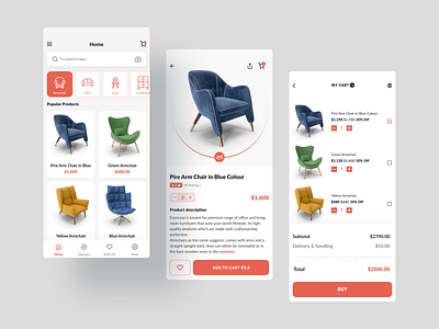 Furniture store app figmadesign furniture app furniture website ios app design ios app ui