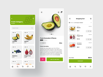 Grocery Store App food app design food delivery grocery app grocery delivery grocery online ios app design