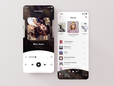 Music Player App dailyui009 graphic design mobile app music player ui