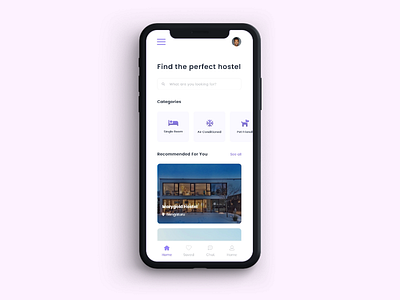 Find My Hostel - UI Exploration design ux