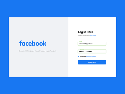 Facebook Login Redesign