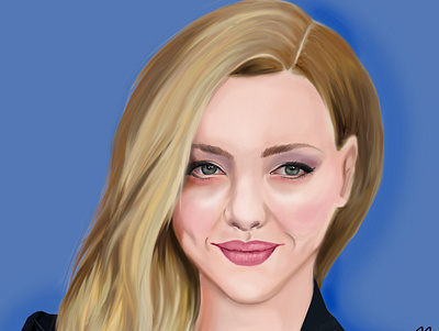 Amanda Seyfried _ Digital Portrait design digitalportrait drawing illustration portrait