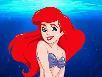 Ariel 4 SixFanArtChallenge design disney drawing illustration