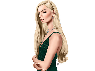 Anya Taylor-Joy Digital Portrait