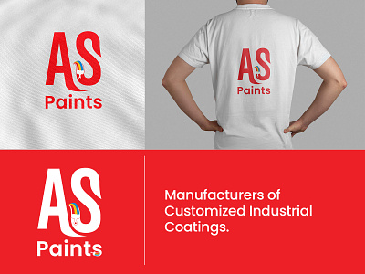 AS PAINTS LOGO DESIGN