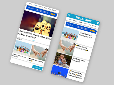 Hola Quiz - Responsive site