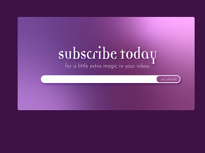 daily challange 1   email subscription