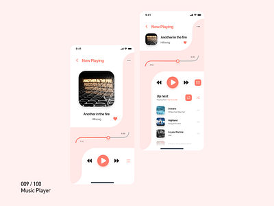 Daily UI Challenge : 009 Music Player adobexd dailyui music app music player ui