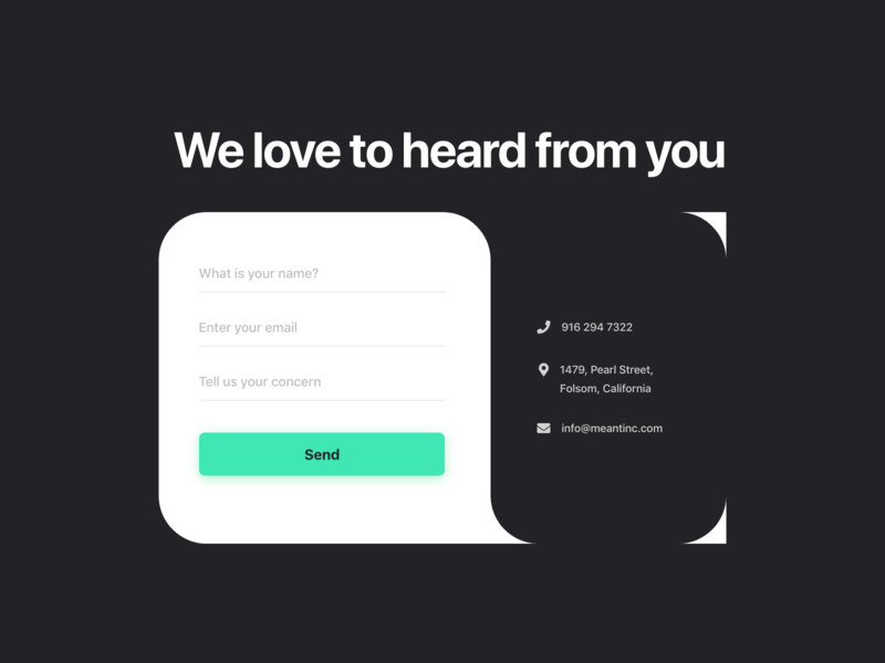 Contact Us Page designs, themes, templates and downloadable graphic ...