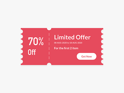 Daily UI Challenge : 036 Special offer adobexd dailyui special offer ui