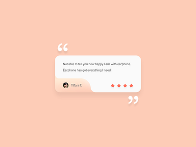 Daily UI Challenge : 039 Testimonials