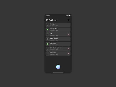 Daily UI Challenge : 042 To do list