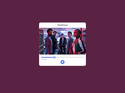 Daily UI Challenge : 057  Video Player