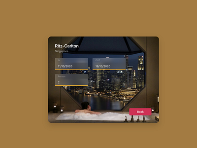 Daily UI Challenge : 067 Hotel Booking