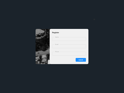 Daily UI Challenge : 082 Form