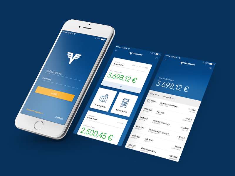 Volksbank Banking App By Jolanda Mark On Dribbble