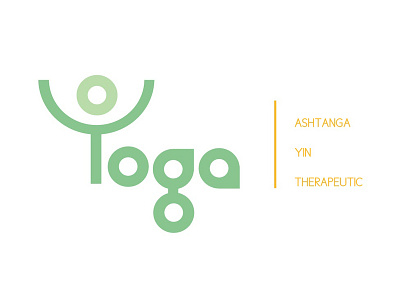 Yoga ashtanga design logo yoga