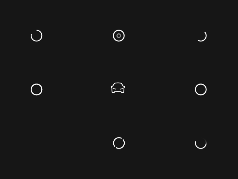 Loading attempt animation circle color design gif icon loading loop ui