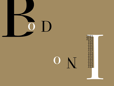 Bodoni.