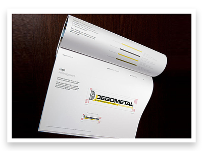 Degometal Brand Identity brand identity logo print design uiux website