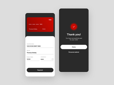 Daily UI 002 / Credit Card Checkout