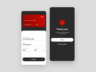 Daily UI 002 / Credit Card Checkout app checkout credit card daily uidailyuiapp dailyui002 dailyuiapp design ecommerce mobile mobile app mobile ui ui uiuxdesign ux webdesign website