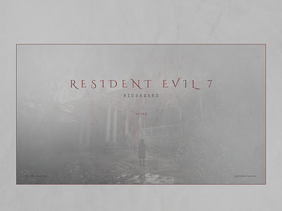 Resident Evil | Horror biohazard design game games gaming graphic design horror residentevil ui uiuxdesign ux webdesign website