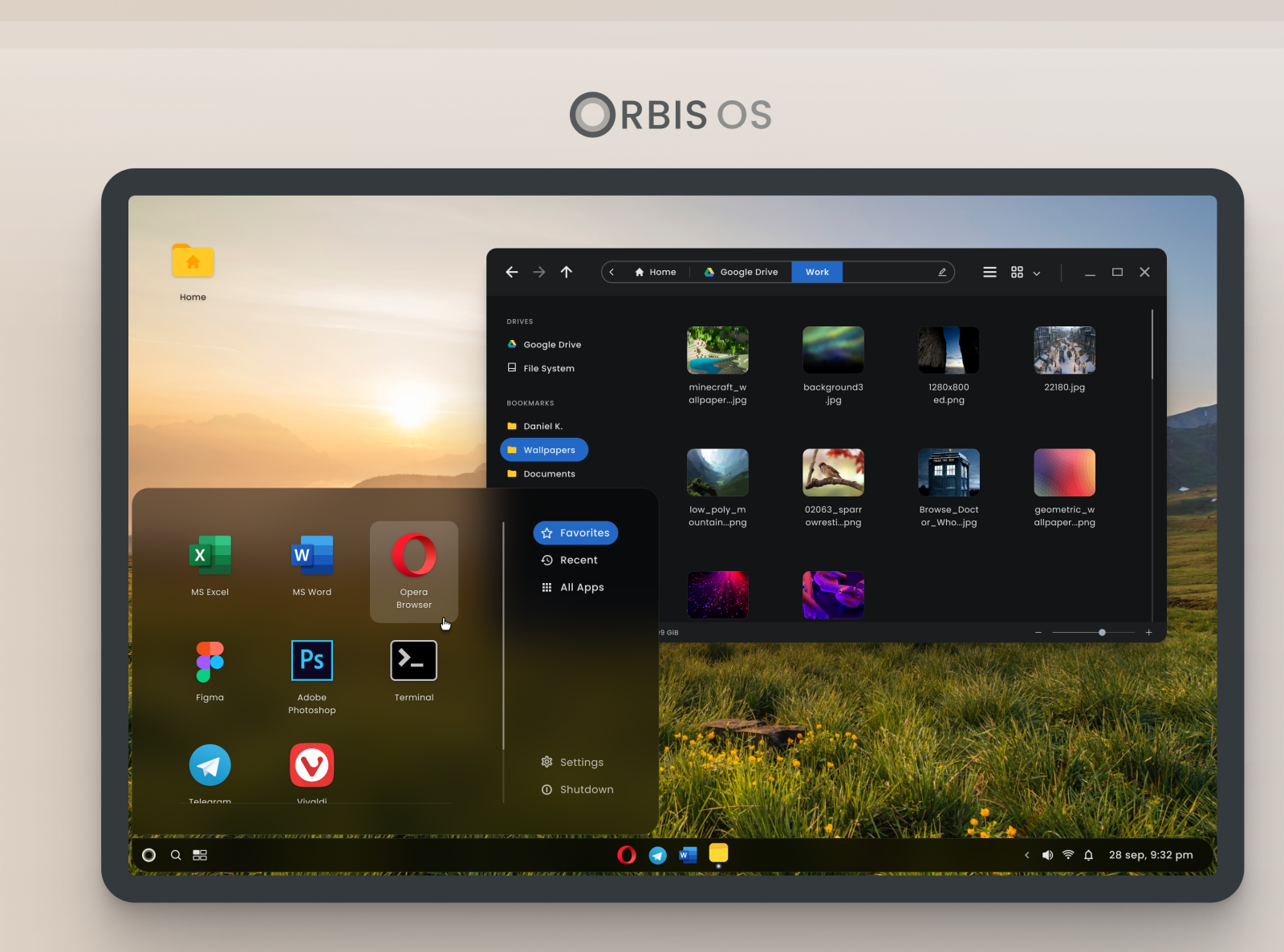 Orbis OS: the operating system concept by i.turkovsky on Dribbble