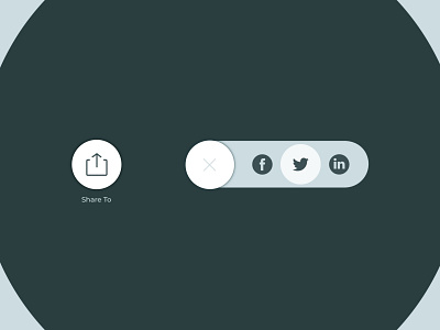 Daily UI challenge #010 - Social Share Button