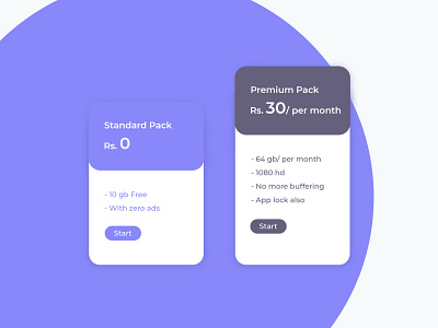 Daily UI challenge #030 - Pricing blue dailyui dailyuichallenge mockup pricing ui uidesign uiux userinterface userinterfacedesign visualdesign visualdesigner