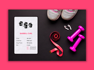 Daily UI challenge #041 - Workout Tracker