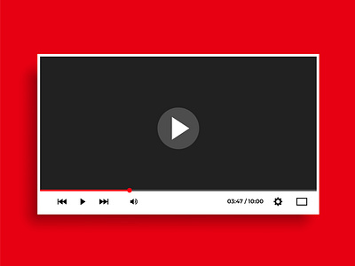 Daily UI challenge #057 - Video Player