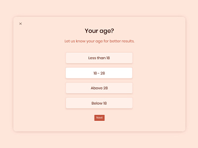 Daily UI challenge #064 - Select User Type