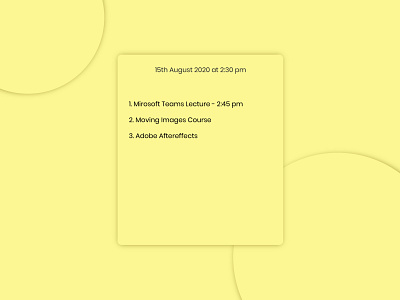 Daily UI challenge #065 - Notes Widget dailyui dailyuichallenge imac iphone mockup notes notes widget uidesign uiux userinterface userinterfacedesign userinterfacedesigner visualdesign visualdesigner yellow