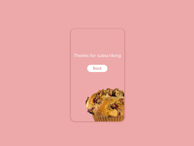 Daily UI challenge #077 - Thank You