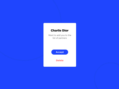 Daily UI challenge #078 - Pending Invitation blue dailyui dailyuichallenge mockup pending invitation uidesign uiux userinterface userinterfacedesign userinterfacedesigner visualdesign visualdesigner white