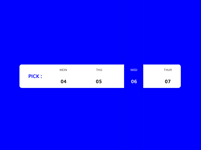 Daily UI challenge #080 - Date Picker blue blue and white dailyui dailyuichallenge datepicker mockup pick uidesign uiux userinterface userinterfacedesign userinterfacedesigner visualdesign visualdesigner