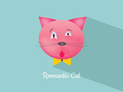 Cat cat graphic icon illustration kitty minimalism romantic