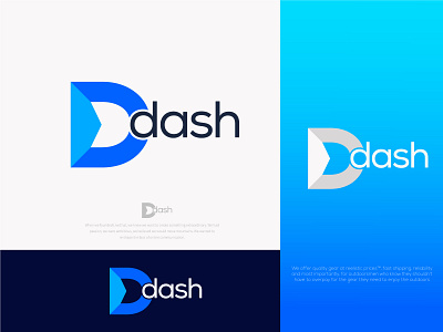 Dash Logo ai logo brand design brandidentity logo logo design logodesign