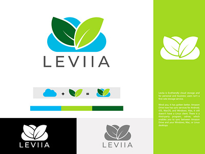 Cloud Leaf Logo ai logo brand design cloud leaf logo cloud leaf logo cloud leaf storage leaf logo leaf storage loog logo logo design logodesign