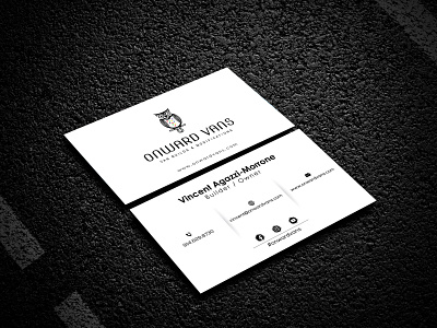 Minimal Business Card brand design business card business card design minimal business card