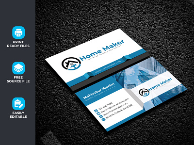 Unique business card brand design business card business card design